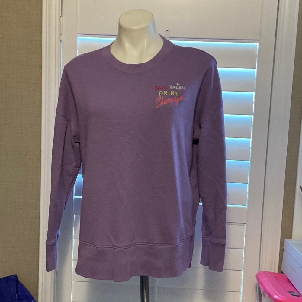 Time and Tru Purple Sweatshirt